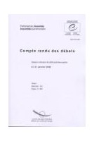 Assemblée parlementaire - Compte rendu des débats - Session ordinaire de 2003 (première partie), janvier 2003, Tome I