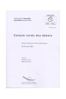 Assemblée parlementaire - Compte rendu des débats - Session ordinaire de 2003 (troisième partie), juin 2003, Tome III
