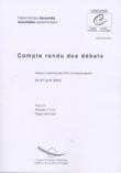 Assemblée parlementaire - Compte rendu des débats - Session ordinaire de 2003 (troisième partie), juin 2003, Tome III