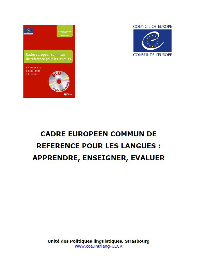 PDF - Cadre européen commun de référence pour les langues: apprendre, enseigner, évaluer