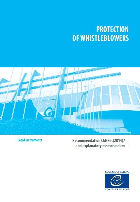PDF - Protection of whistleblowers - Recommendation CM/Rec(2017)7 and explanatory memorandum