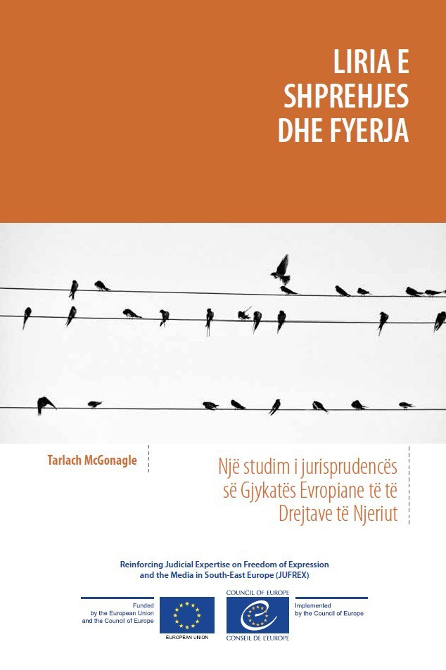 PDF - LIRIA E SHPREHJES DHE FYERJA (Freedom of expression and defamation - Albanian version)
