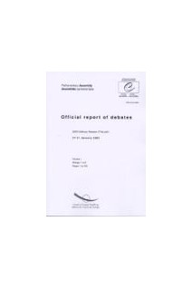 Official report of debates - 2003 Ordinary Session (First part), January 2003, Volume I