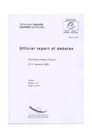 Official report of debates - 2003 Ordinary Session (First part), January 2003, Volume I