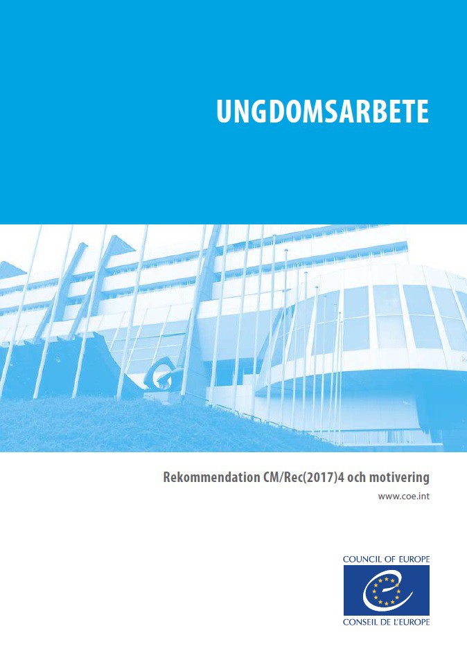 PDF - Ungdomsarbete  (Le travail de jeunesse - Recommandation CM/Rec(2017)4, version suédoise)