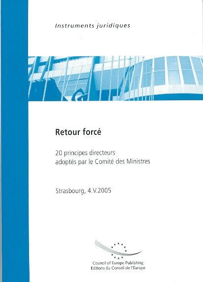 PDF - Retour forcé - 20 principes directeurs adoptés par le Comité des Ministres