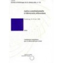 Justice constitutionnelle et démocratie référendaire ý Actes (Strasbourg, 23-24 juin 1995)  (Science et technique de la démocratie n° 14)