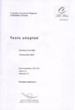Congress of Local and Regional Authorities of Europe - Texts adopted - November 2002, 9th session (Addendum 1)