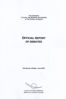 Congress of Local and Regional Authorities of Europe - Official report of debates - 14th Session (30 May-1 June 2007)