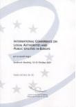 International Conference on Local Authorities and Public Utilities in Europe - Proceedings, Innsbruck, October 2001 (Studies and Texts No. 83)