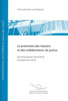 PDF - La protection des témoins et des collaborateurs de justice - Recommandation Rec(2005)9 et exposé des motifs