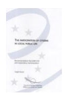 The participation of citizens in local public life - Recommendation Rec19 and explanatory memorandum
